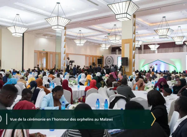 En hommage aux 6000 orphelins pris en charge par la Ligue, la Ligueislamiquemondiale a célébré ses programmes destinés aux orphelins en République du Malawi