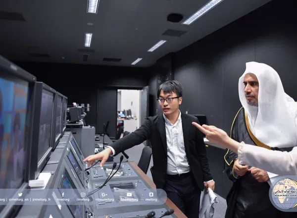 ‏معالي الأمين العام مستضافاً في أشهر المحطات التلفزيونية اليابانية 