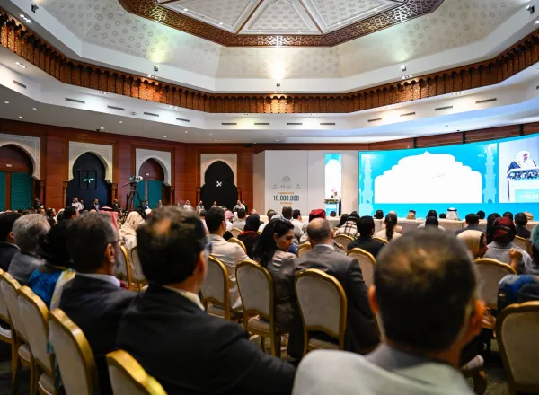 H.E. Sheikh Dr. Mohammed Al-Issa, Secretary-General of the Muslim World League, attended the event celebrated the milestone of ten million visitors to the International Exhibition and Museum of the Prophet’s Biography and Islamic Civilization