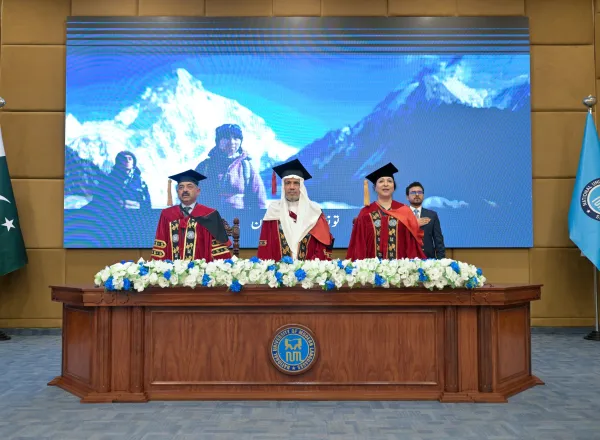 Pakistan’s National University awarded H.E. Sheikh Dr. Mohammed Al-Issa, Secretary-General of the MWL, an Honorary Doctorate in the Philosophy of International Relations