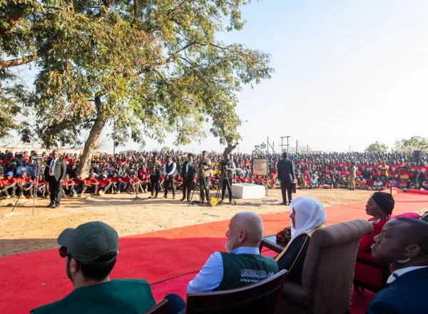 The project encompasses six zones and utilizes solar energy to ensure sustainability. It features storage and pump units, providing essential support to thousands in need who have long endured a scarcity of access to a safe and clean water source.