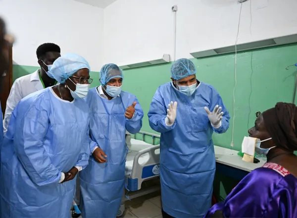 Programs to Combat Blindness in West Africa is a groundbreaking initiative launched by His Excellency Sheikh Dr. Mohammed Al-Issa, Secretary-General of the Muslim World League, from the Republic of Guinea-Bissau.
