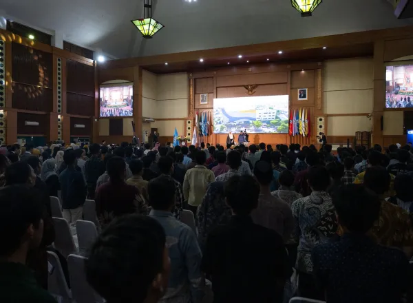 H.E. Sheikh Dr. Mohammed Al-Issa, delivered a public lecture at the State Islamic University “Syarif Hidayatullah” in the Indonesian capital, Jakarta