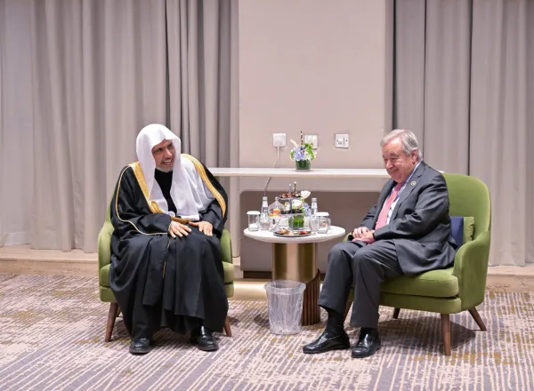 Secretary-General of the Muslim World League Meets with UN Secretary-General