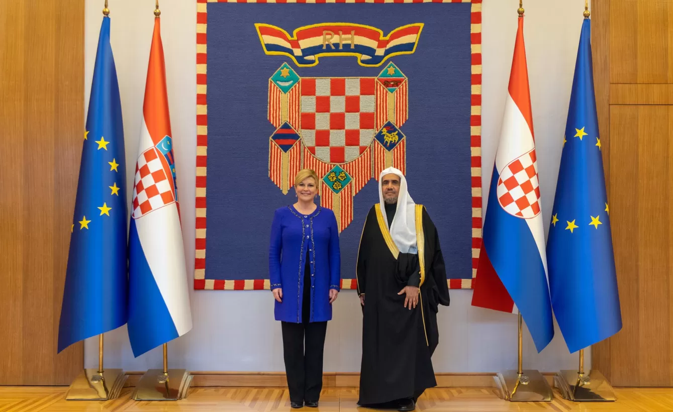 HE Dr. Mohammad Alissa met with Croatian President Ured_PRH Kolinda GKto