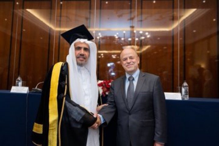 HE Dr. Mohammad Alissa was awarded an honorary PhD 