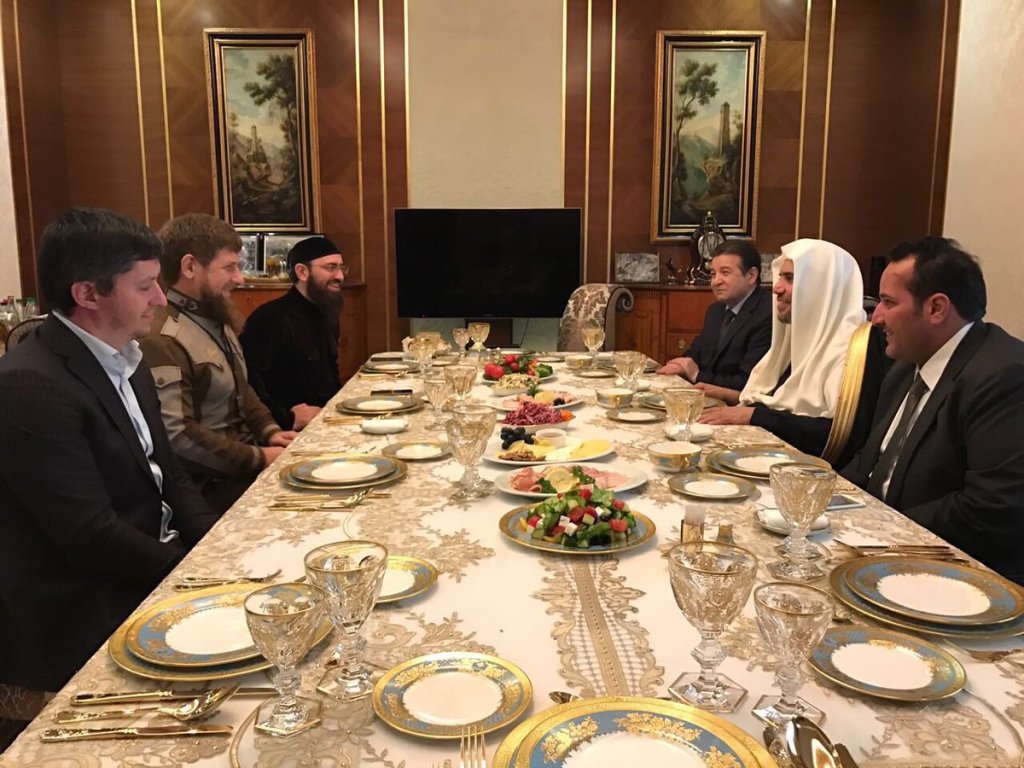Le Secrétaire Général de la Ligue a rencontré hier a Grozny le Président tchétchène Ramzan Kadyrov en présence du Moufti de la République