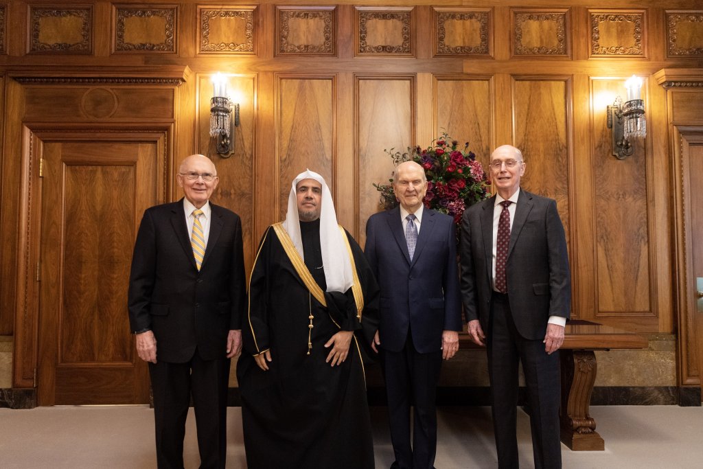 HE Dr. Mohammad Alissa met with the First Presidency of the Church of Jesus Christ of Latter-Day Saints to expand MWL's interfaith reach