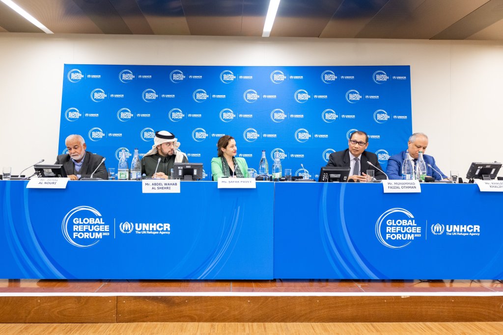 On behalf of the Muslim World League, Mr. Abdulwahab Alshehri, Assistant Secretary-General for Corporate Communication at the MWL, spoke at the organization’s discussion panel at the Global Refugee Forum in Geneva