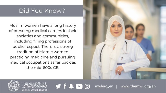 Muslim women are recognized as some of the worlds leading doctors WomenIn Science